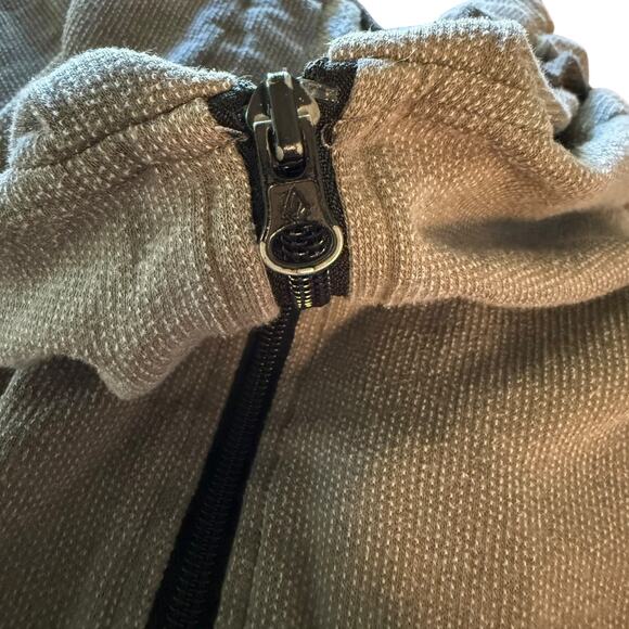 Volcom Gray Zipper Front Long Sleeve Sweater Hoodie Size Small - Picture 5 of 7